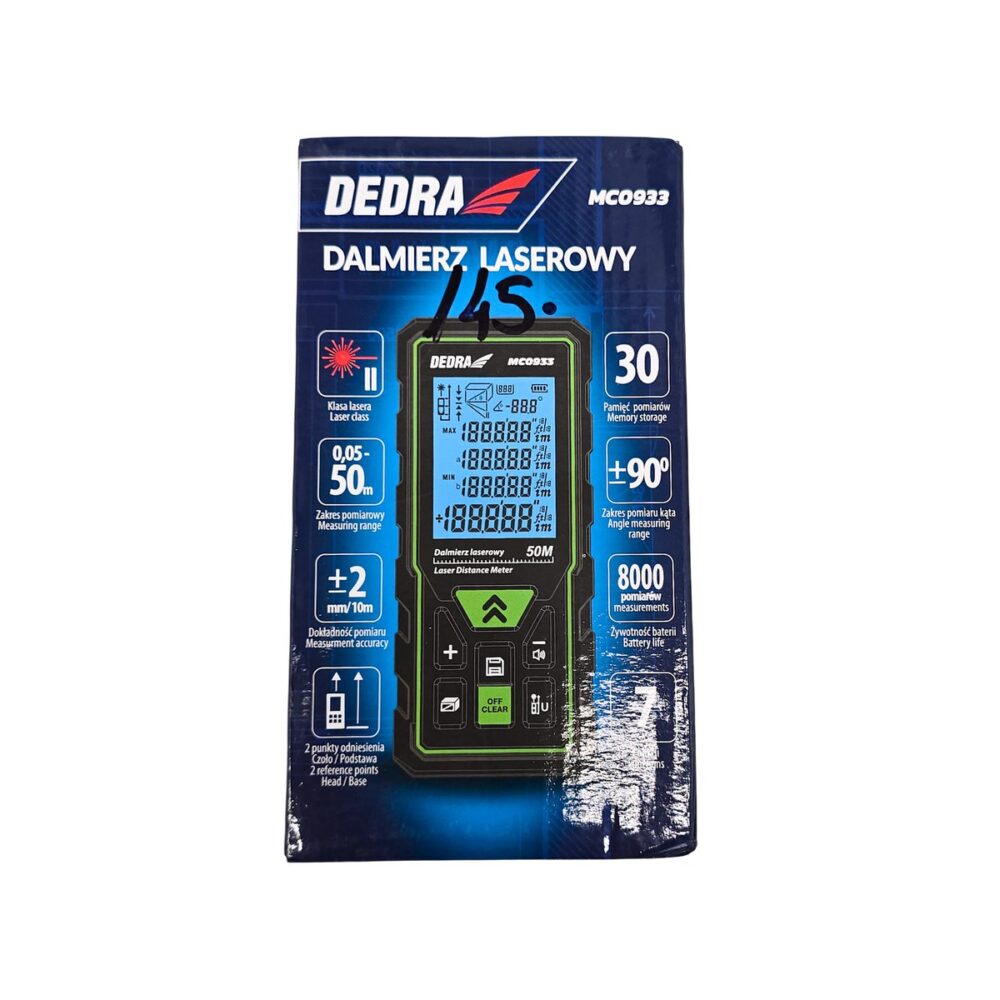 DEDRA aparat de măsurat cu laser, instrument precis pentru construcții și amenajări