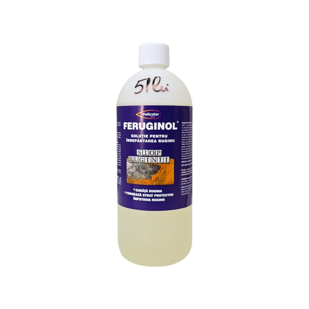 Policolor Feruginol soluție pentru îndepărtarea ruginii, 1 litru