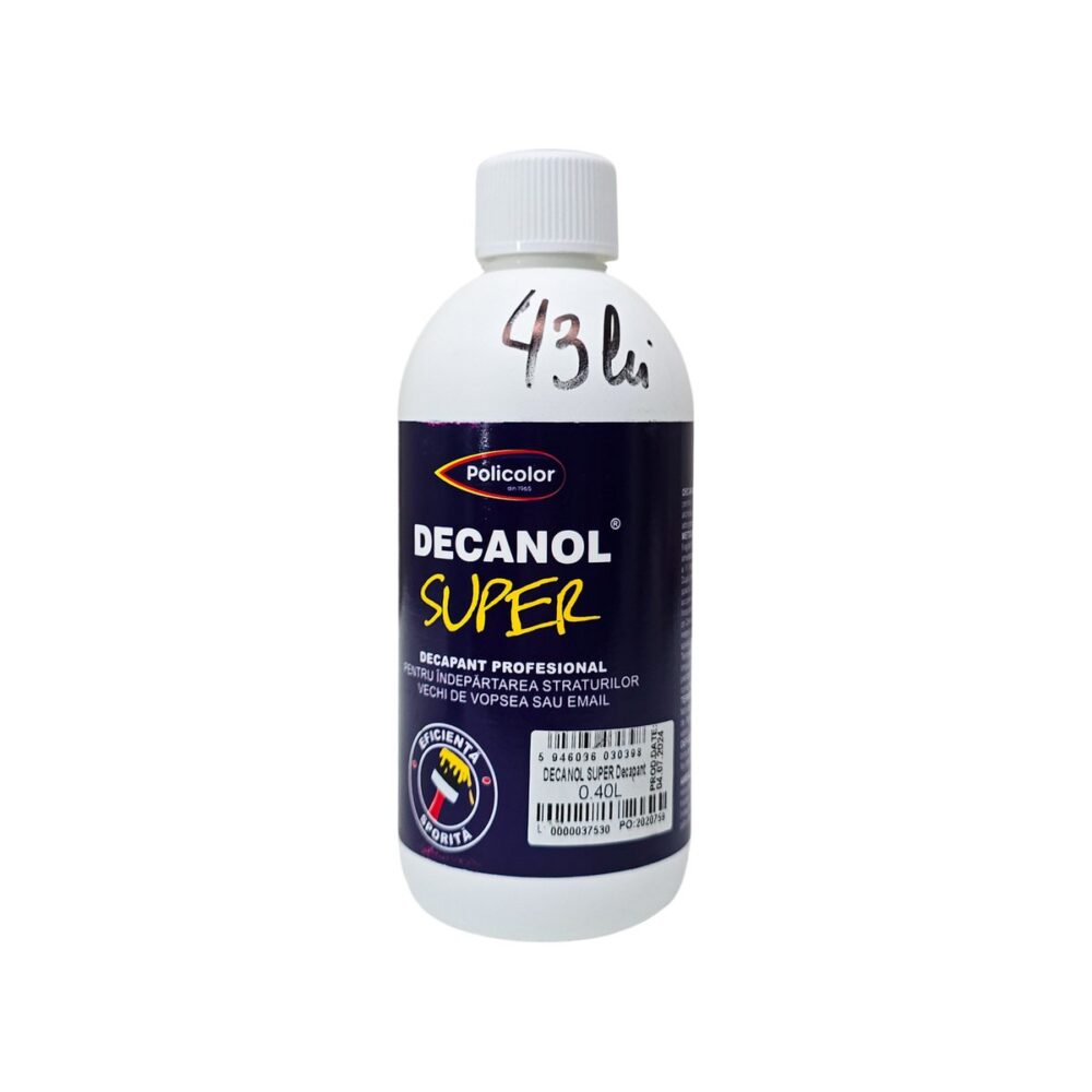 Policolor DECANOL SUPER soluție decapant profesional pentru vopsea