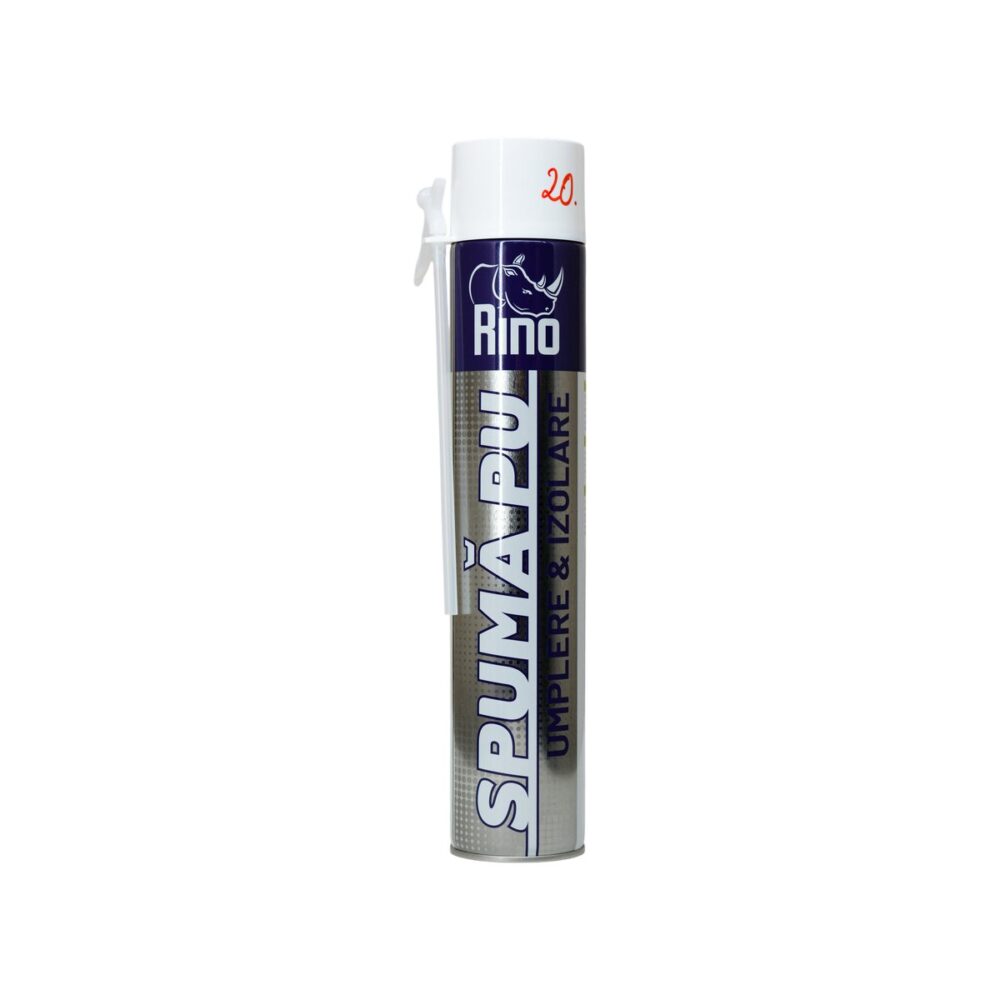Spumă poliuretanică manuală RINO, pentru izolări și umpleri