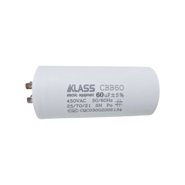 Condensator electrolitic KLASS 60µF 450VAC pentru circuite electronice