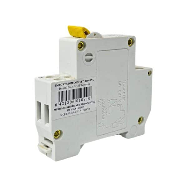 Disjunctor automat FATON 1P+N 16A pentru protecție electrică