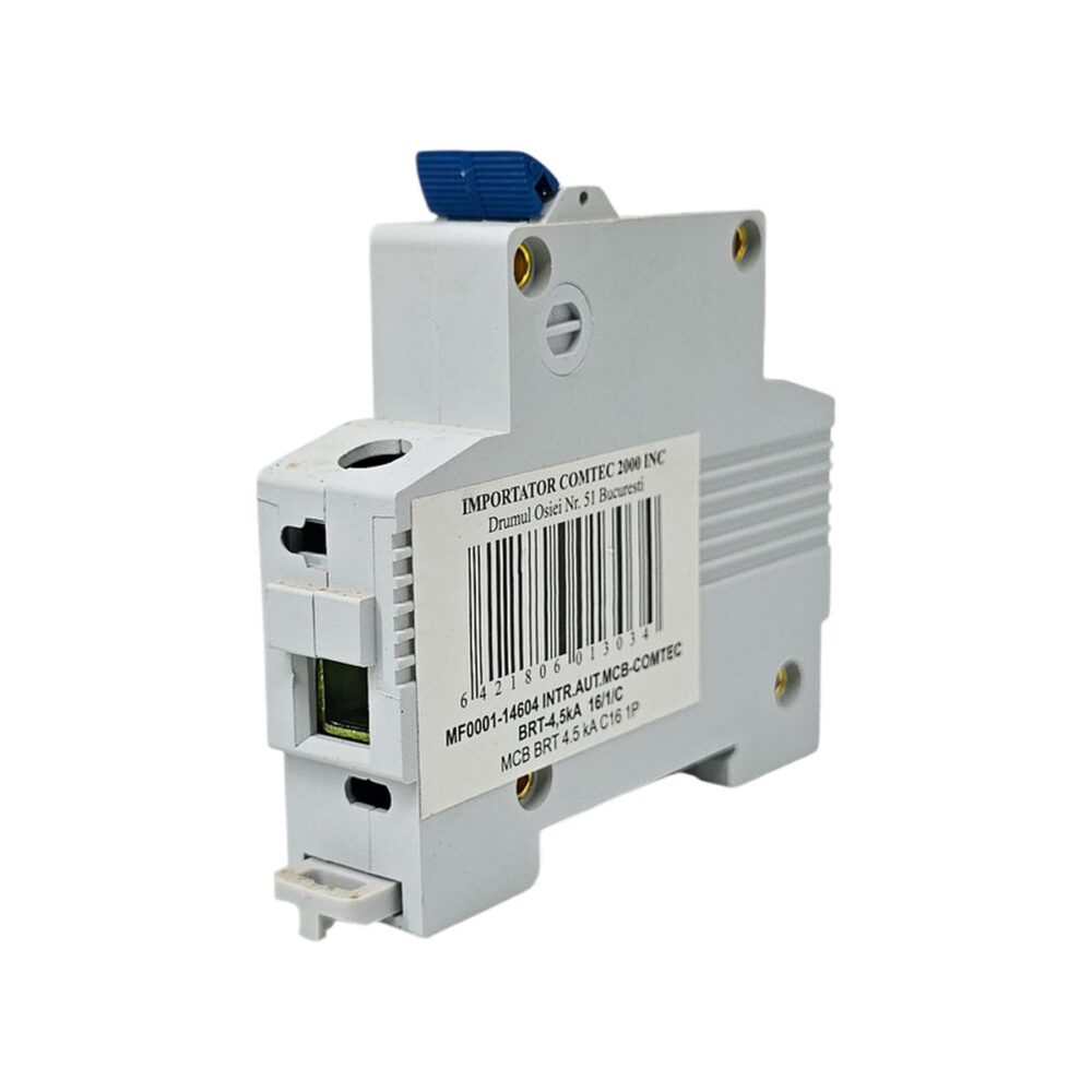 Întrerupător automat monopolar COMTEC BR16 pentru protecție electrică