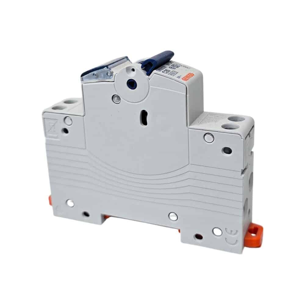 Întrerupător automat GEWISS GW90028 C20 MTC-45 alb pentru instalații electrice