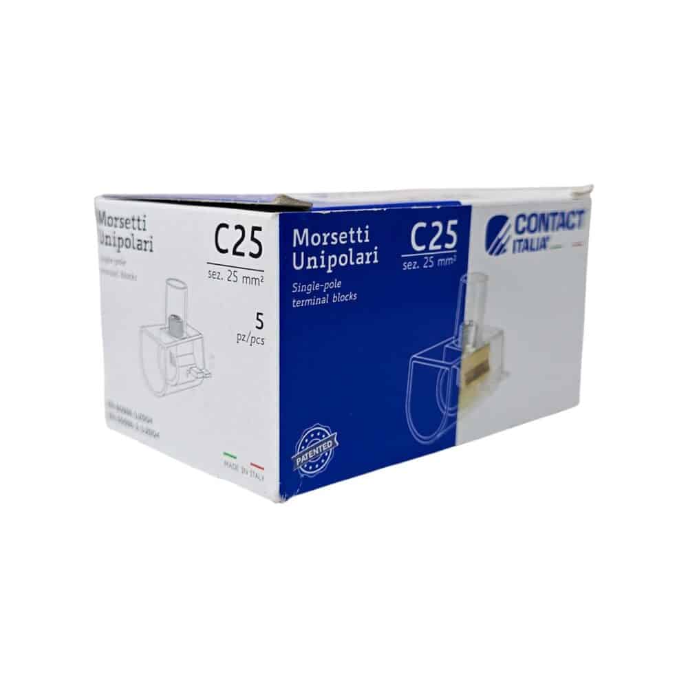Cleme de conexiune unipolare CONTACT ITALIA Morsetti C25, 25mm²