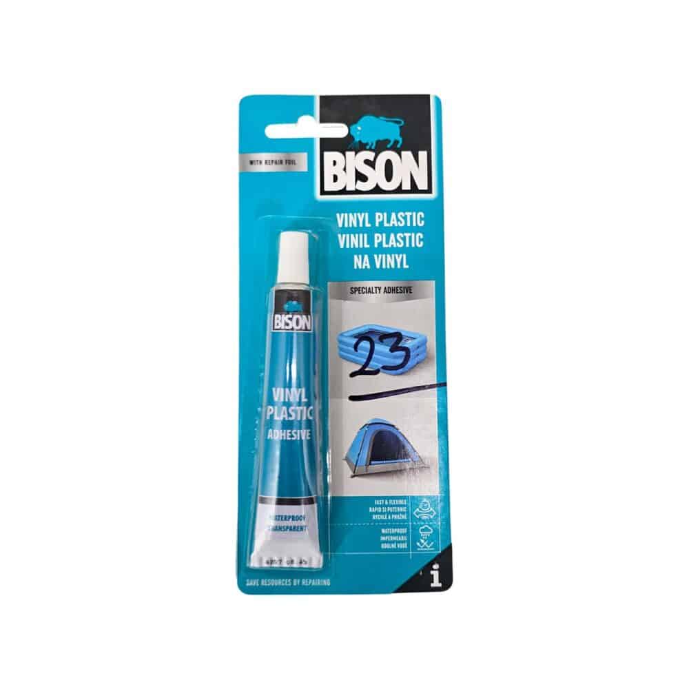 Adeziv plastic BISON VINYL, transparent, pentru lipire rapidă și eficientă