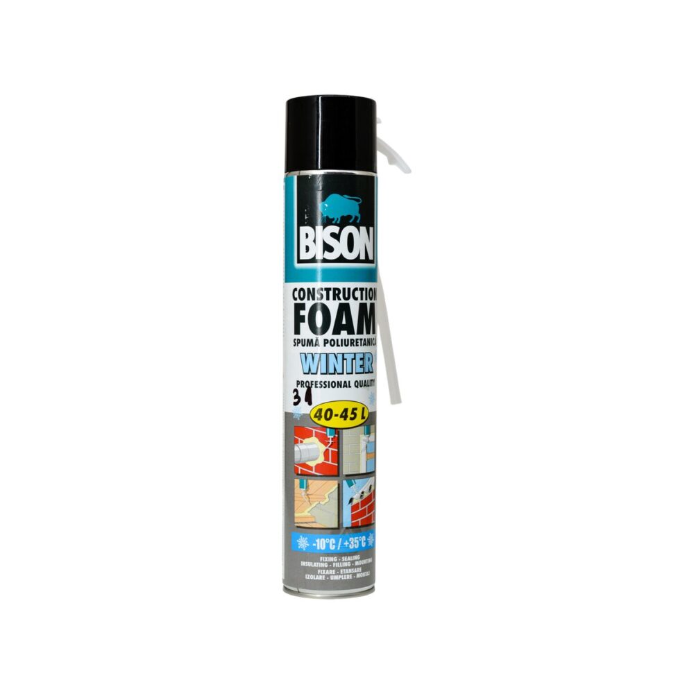 BISON spumă poliuretanică construcții iarnă 700ml