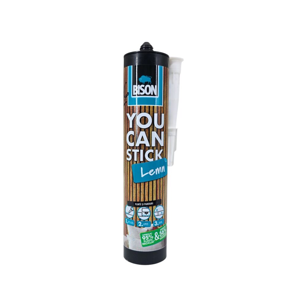 BISON YOU CAN STICK adeziv siliconic pentru lemn