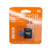 Card de memorie ADATA Premier microSDXC 128GB cu adaptor, portocaliu