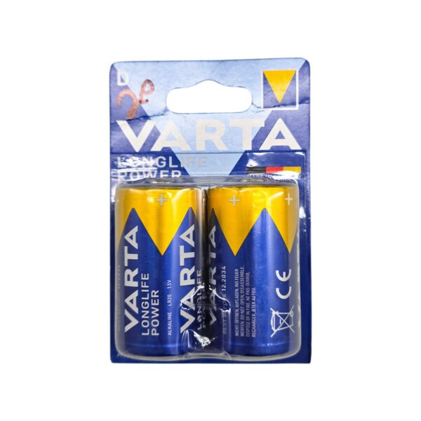 Baterii alcaline VARTA Longlife Power, tip AA, set de 4 bucăți
