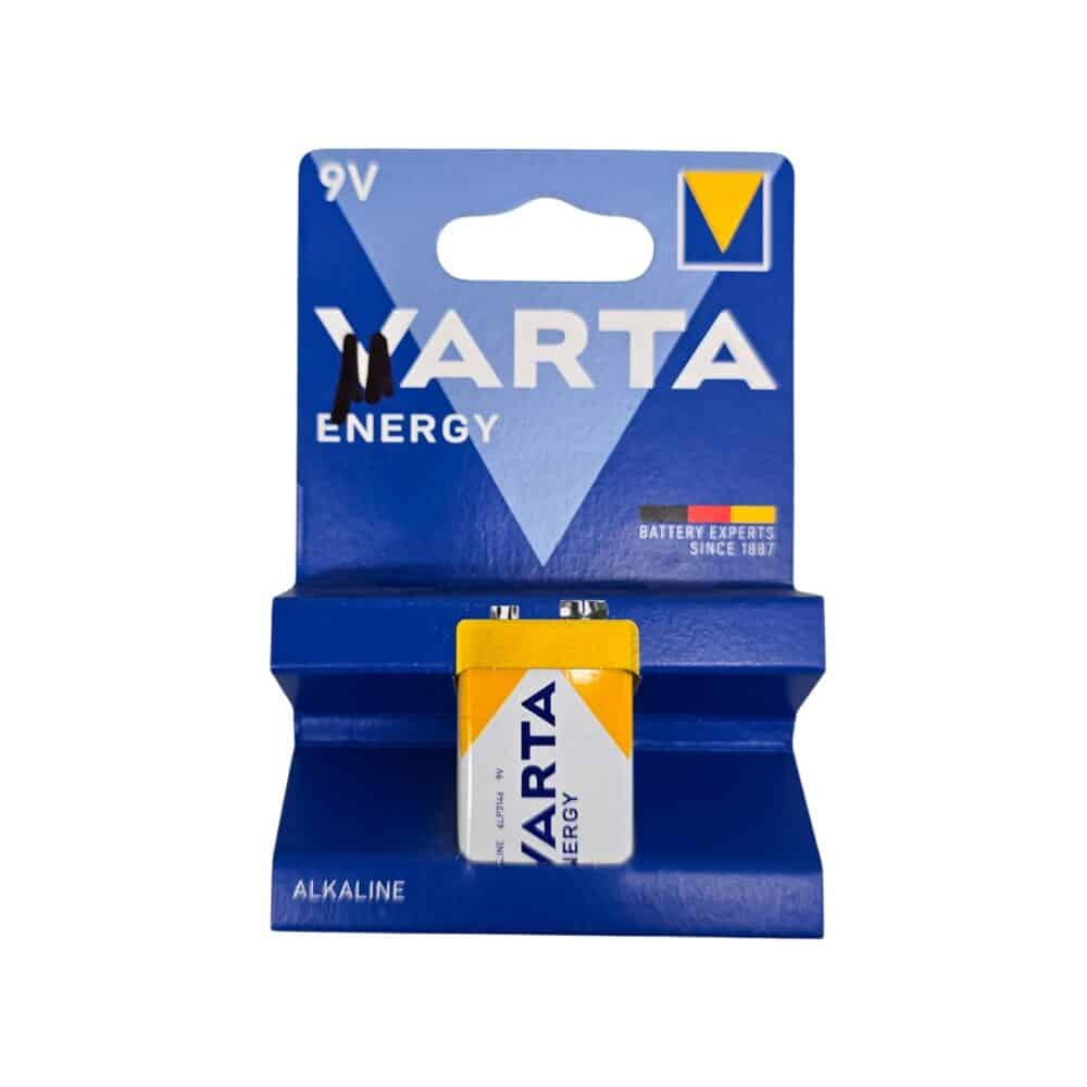 Baterie VARTA 9V alcalină galbenă pentru diverse dispozitive