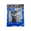 Cablu audio spiralat Rebel RB-60CS-100-B, jack 3.5mm, negru