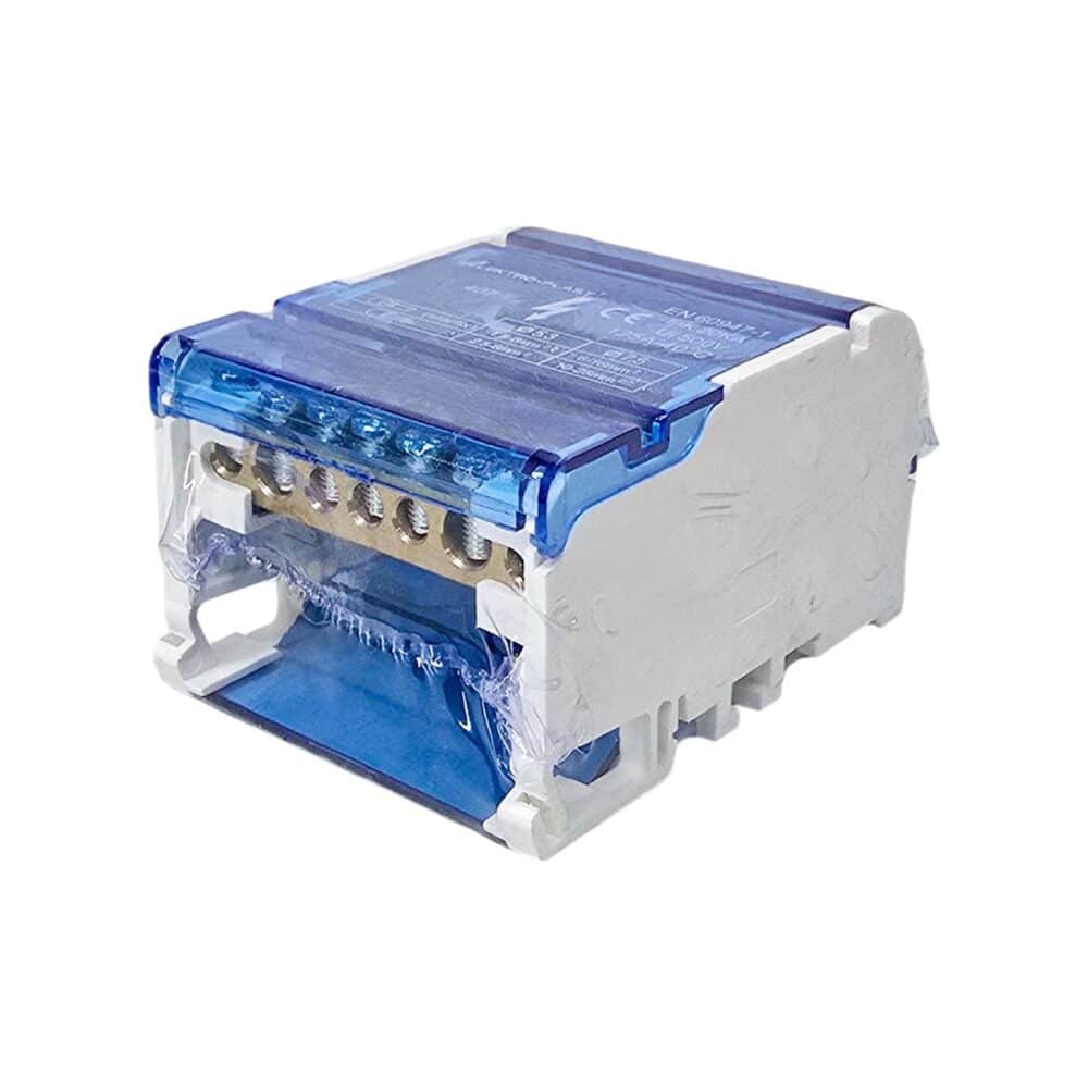 Elektro-Plast cutie de conexiuni seria 407, portocalie și albastră