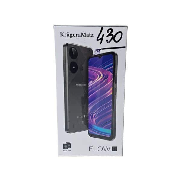 Telefon mobil Krüger&Matz FLOW 11, negru, ecran mare, Dual SIM