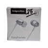 Căști cu fir Kruger&Matz model 25 B1 cu microfon și conector 3.5mm