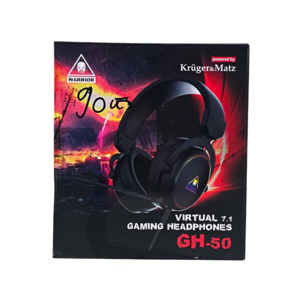 Căști gaming Kruger&Matz GH-50, model cu fir, negre