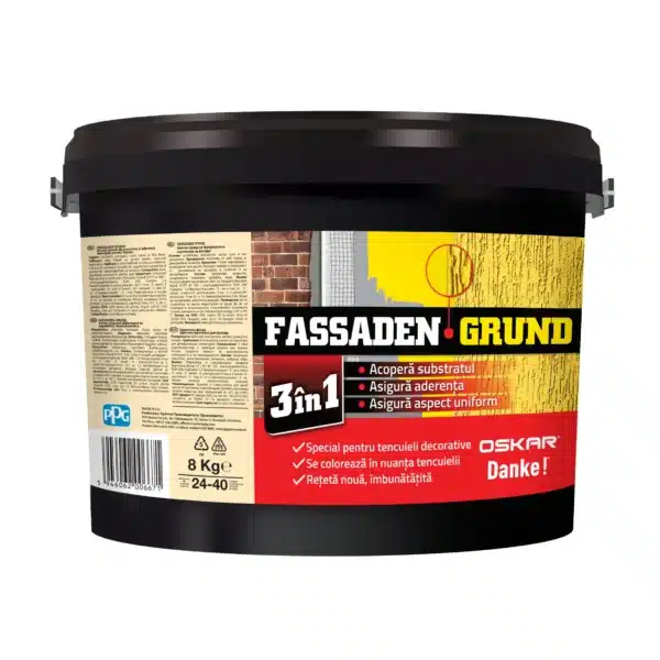 Amorsă Oskar Fassaden Grund 3in1, interior/exterior, 8 kg