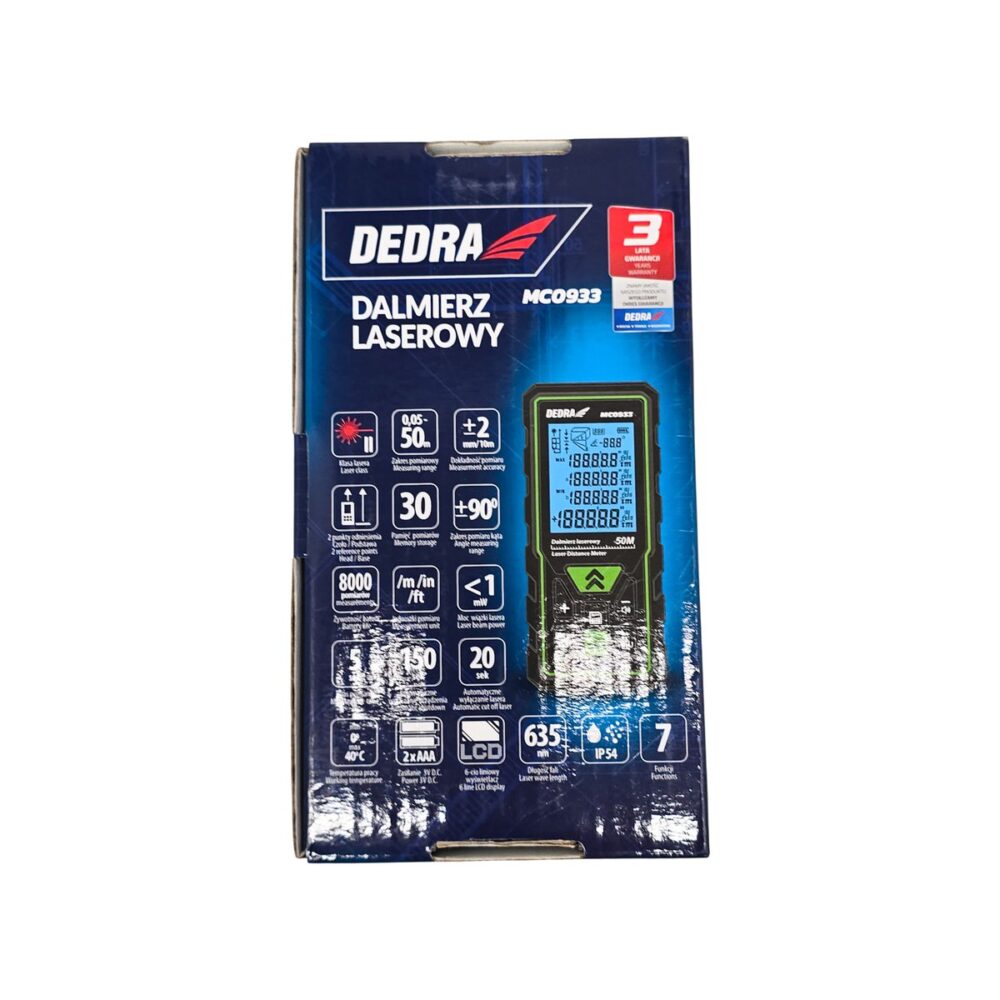 DEDRA aparat de măsurat cu laser, instrument precis pentru construcții și amenajări