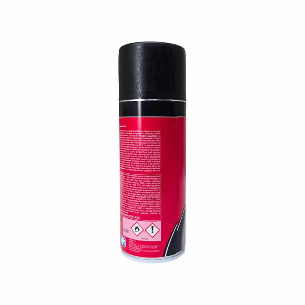 Vopsea spray neagră OSKAR pentru temperaturi înalte, rezistentă la căldură