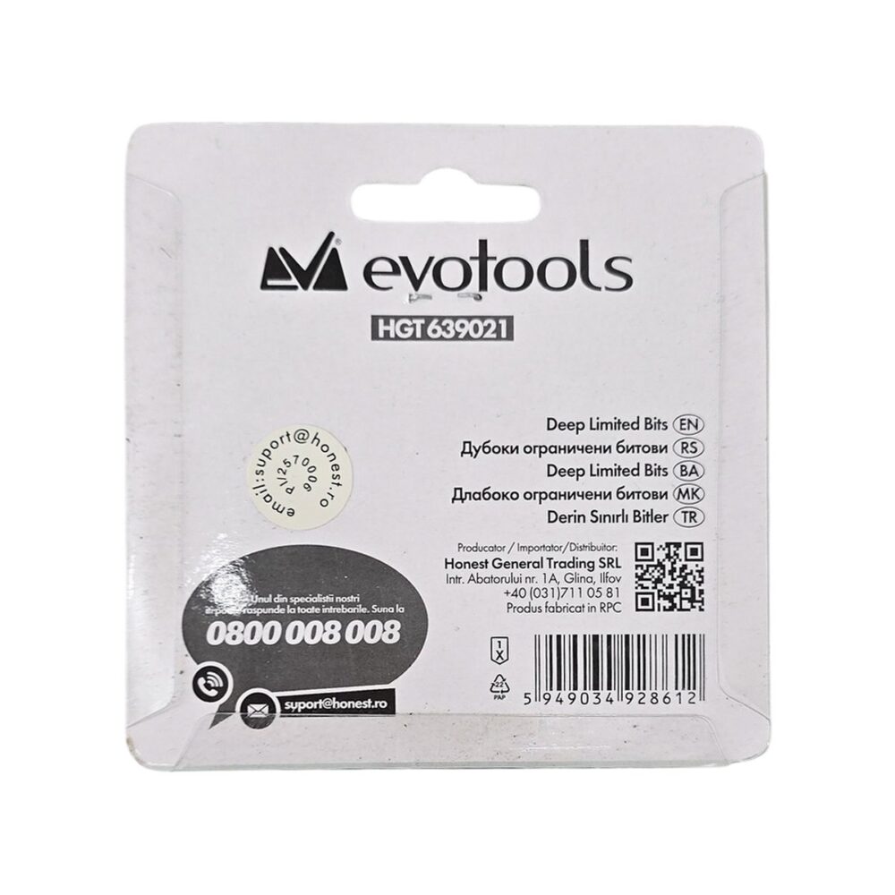 Biti evotools pentru gips-carton PH2, set de 3 bucăți
