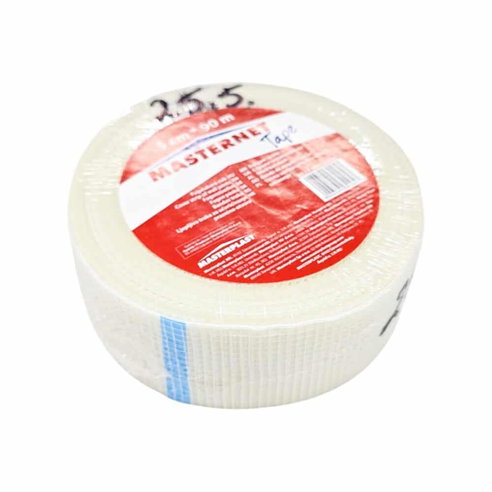 Banda adeziva MASTERNET alba, 5cm x 90m pentru diverse aplicatii