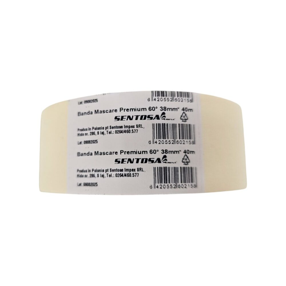Banda mascare premium Sentosa, 38mm, pentru protejarea suprafetelor in timpul vopsirii