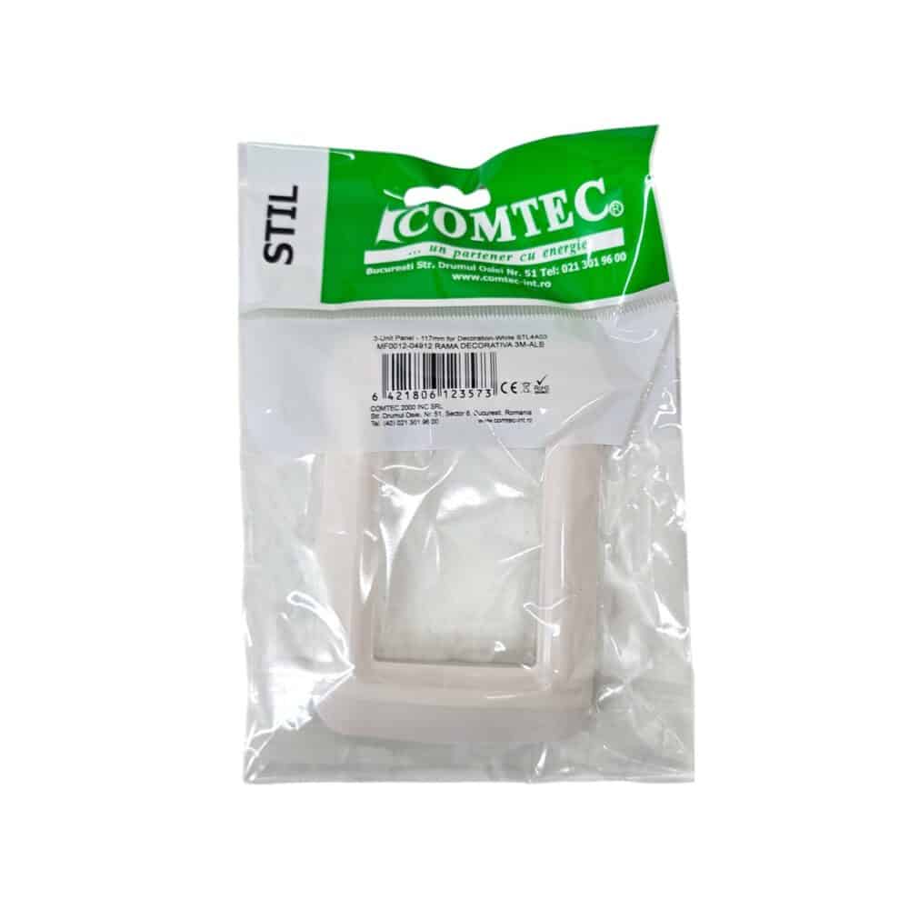 Cutie aparat COMTEC STIL alb pentru montaj aparent