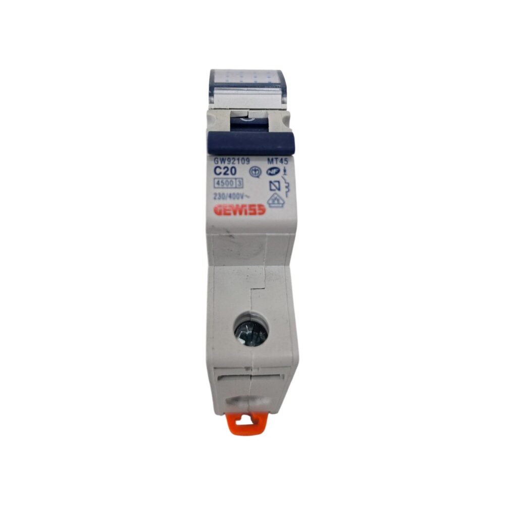 Întrerupător automat GEWISS GW92109 alb pentru protecție electrică
