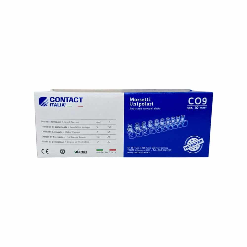 Cleme de conexiune unipolare CONTACT ITALIA Morsetti C09 pentru cabluri electrice