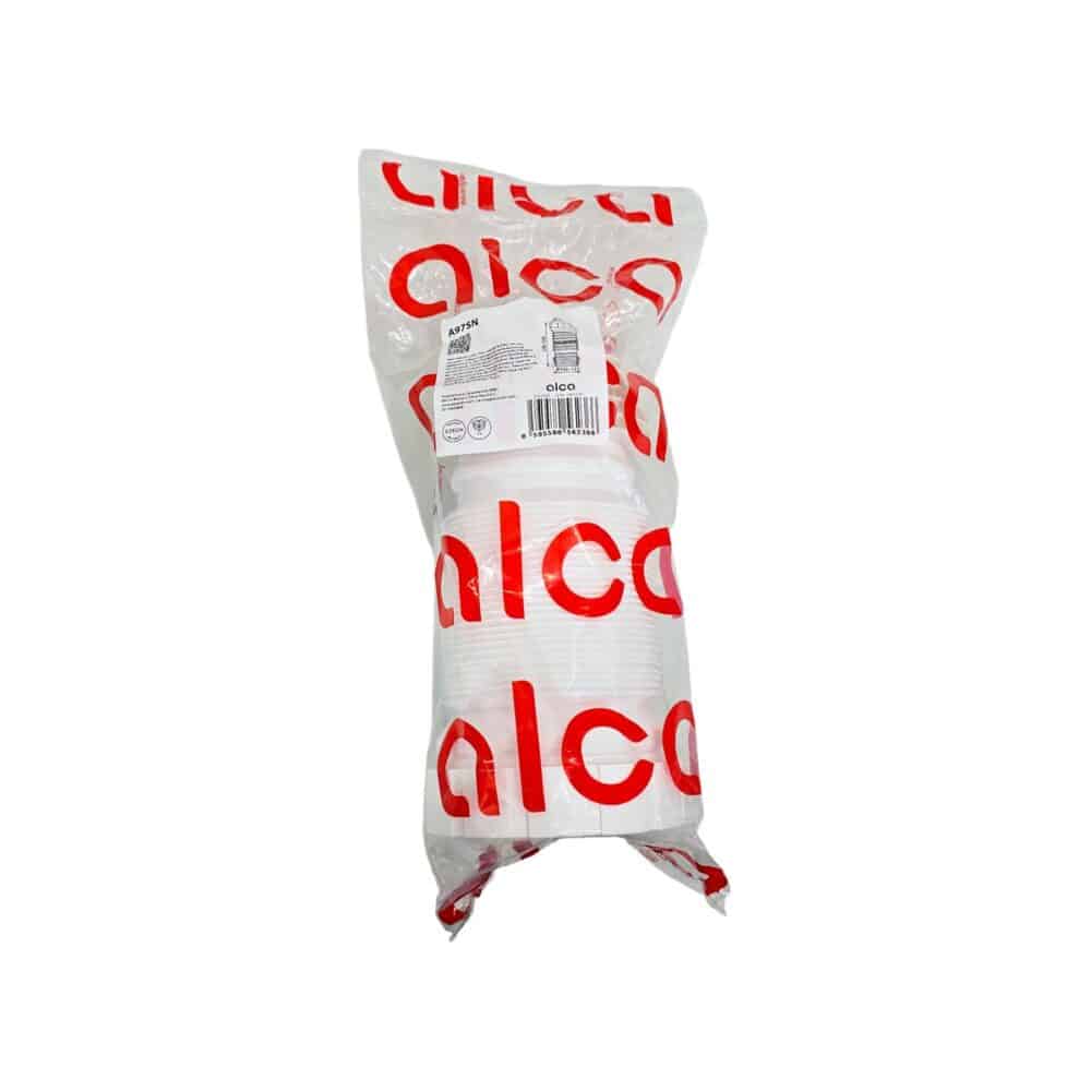 Eurociere racord WC flexibil-comprimabil alb pentru instalatii sanitare