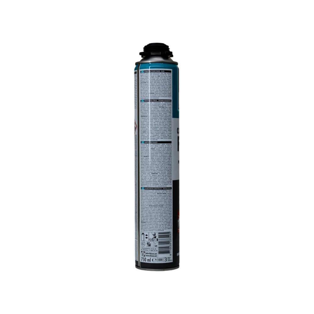 Spumă poliuretanică BISON Professional Quality 3.0 pentru construcții