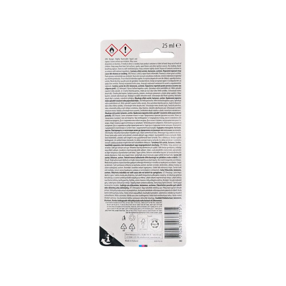 Adeziv plastic transparent BISON pentru lipit plastic dur