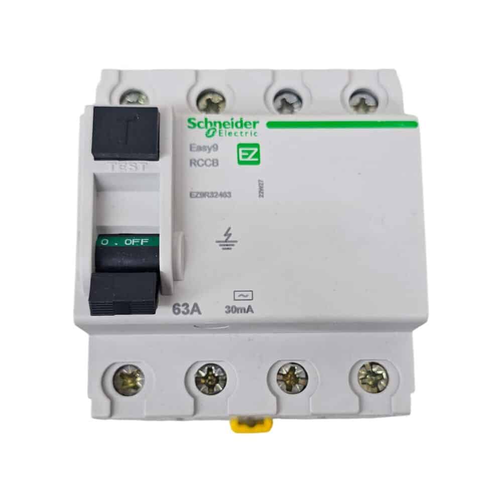 Schneider Electric întrerupător automat diferențial Easy 9, 4P, 63A