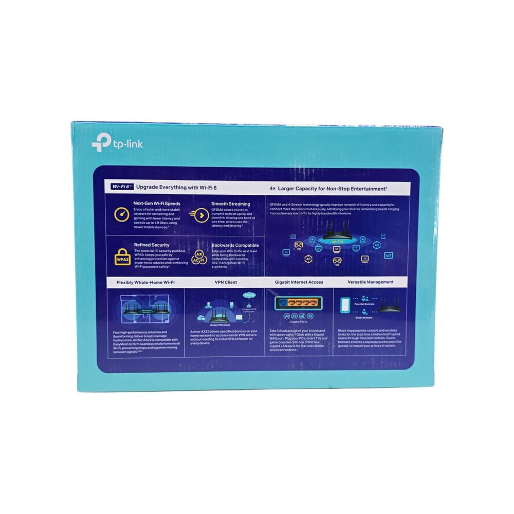 Router Wi-Fi TP-Link AX1800 Dual Band, performanță și securitate