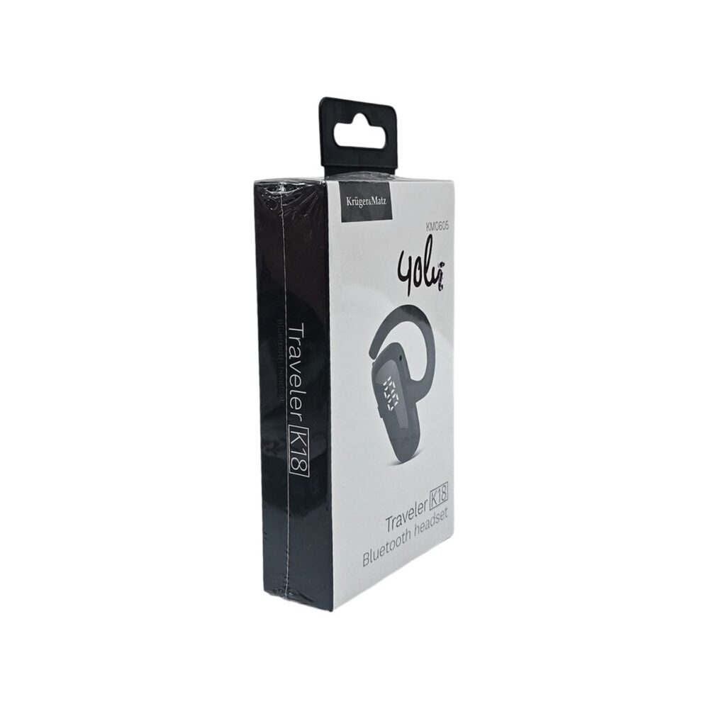 Casti Bluetooth Kruger&Matz Traveler K18, model KM0605, wireless, negre