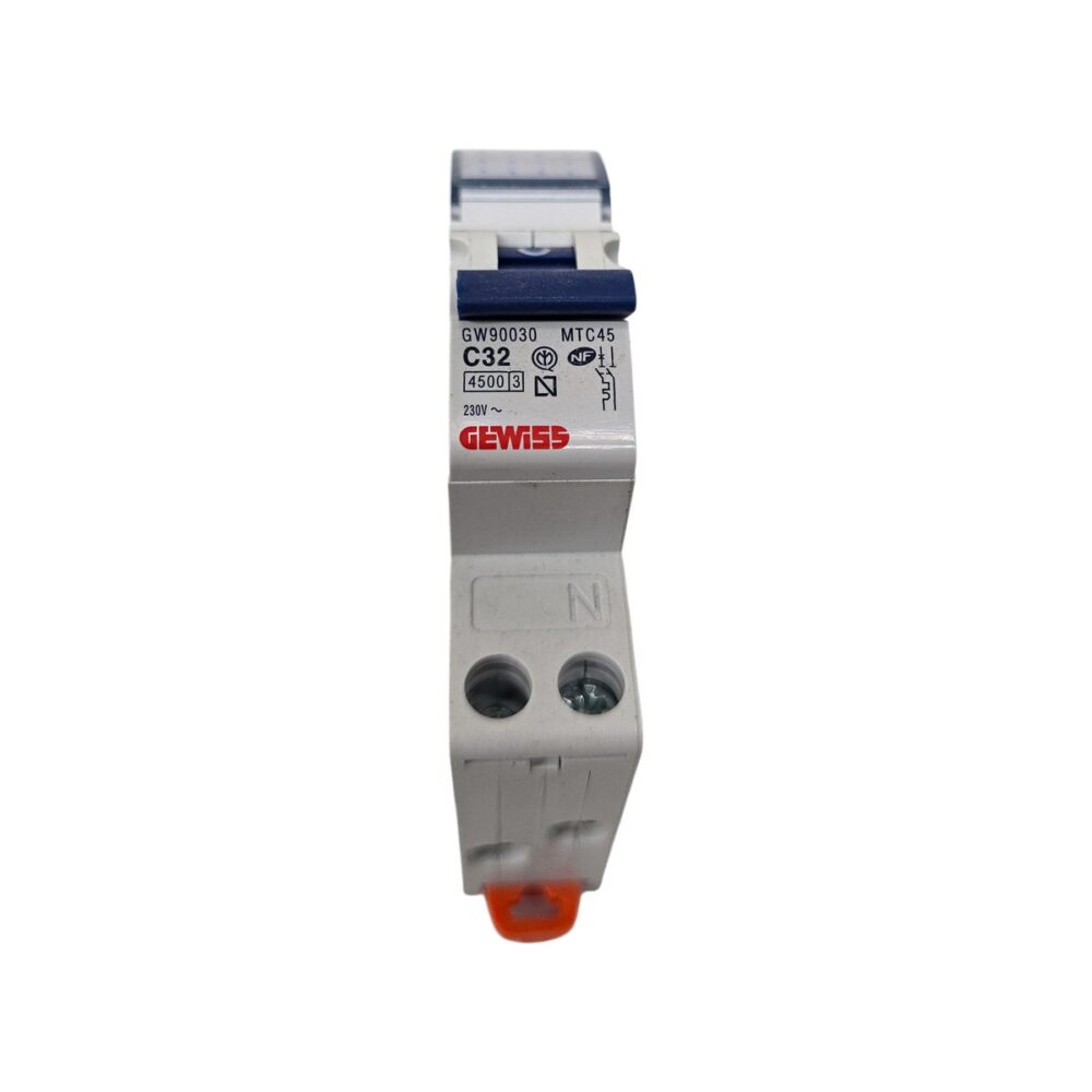 Întrerupător automat GEWISS MTC 4.5 alb pentru protecție electrică