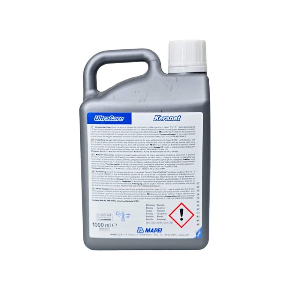 MAPEI UltraCare Keranet ZERO CO₂ soluție curățare plăci ceramice