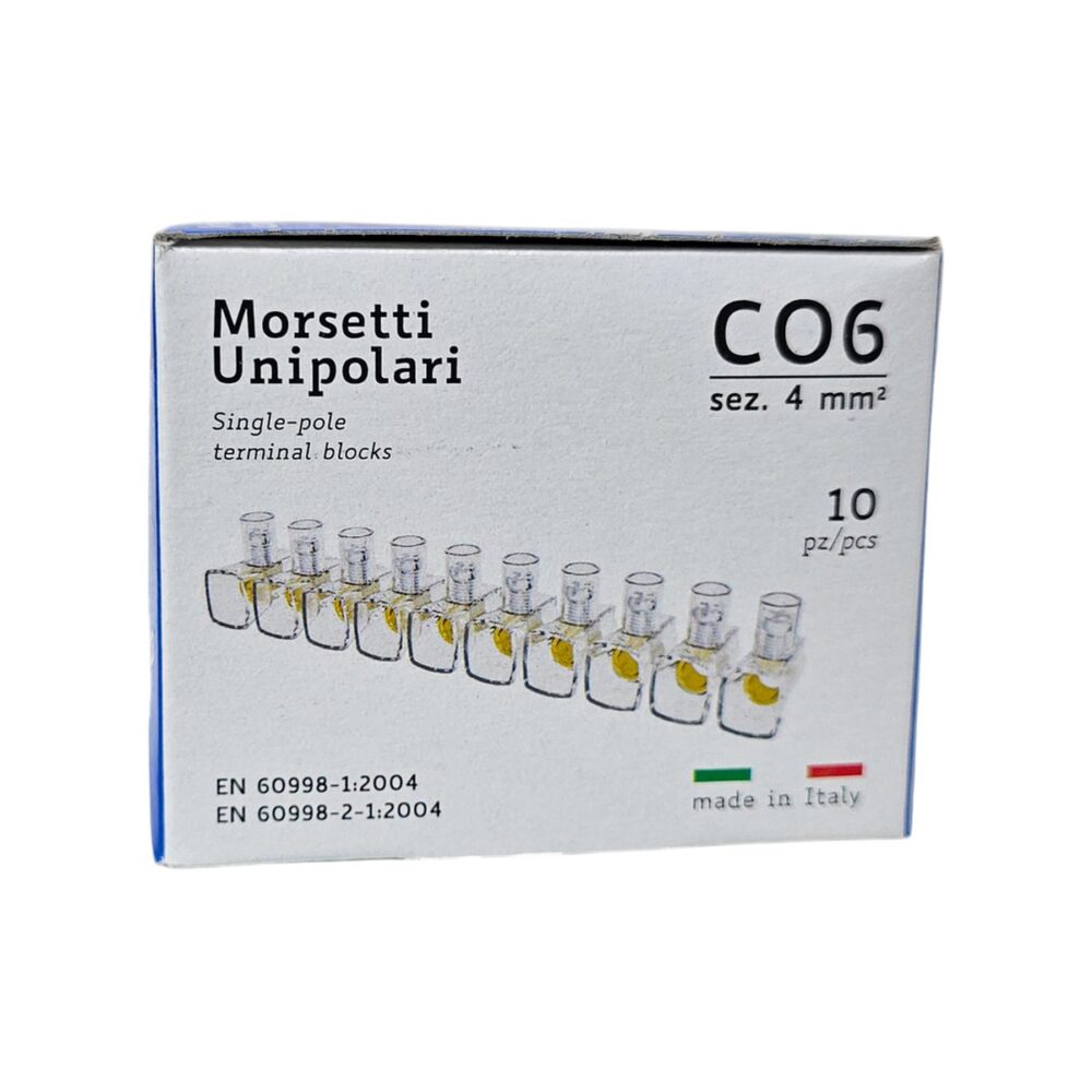 Morșete de conexiune unipolare CONTACT ITALIA C06, set 10 bucăți
