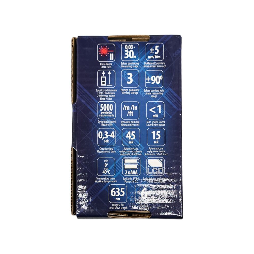 DEDRA DALMIERZ LASEROWY mini telemetru laser compact și precis