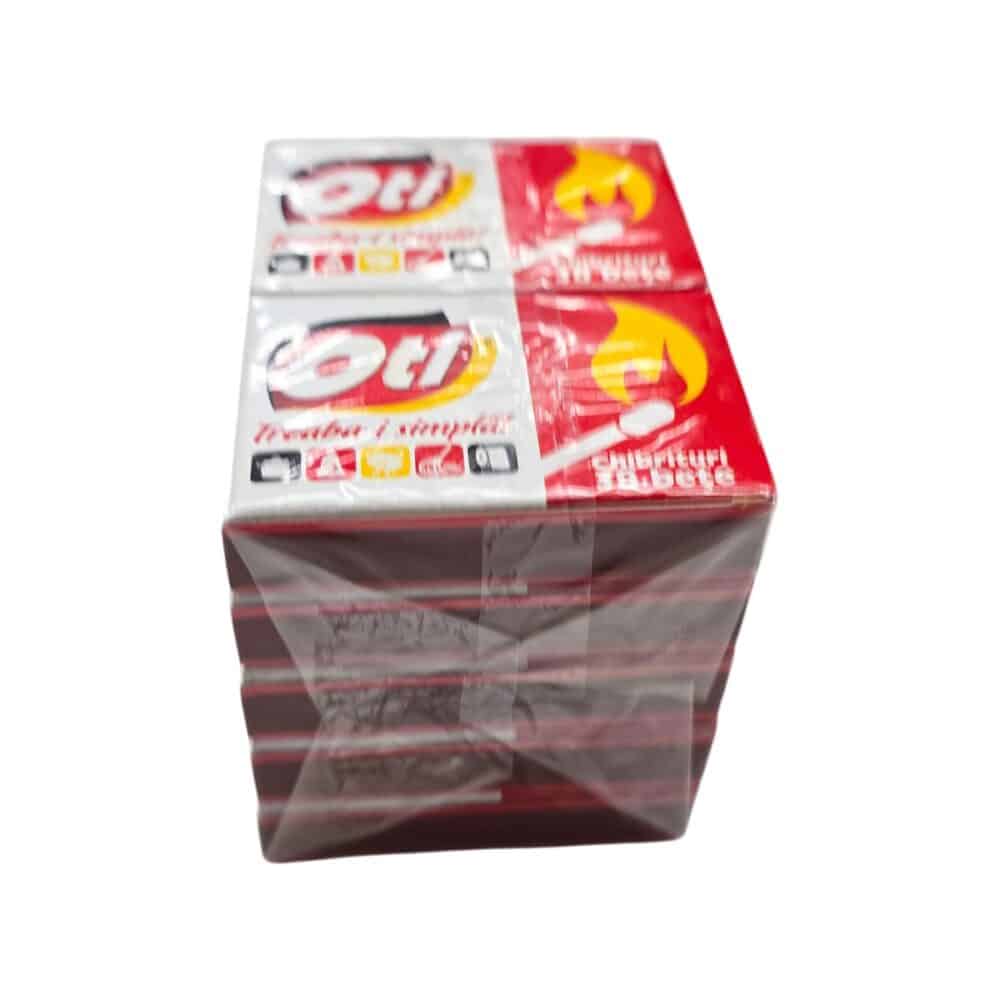 Chibrituri Oti, cutie cu 38 de bete pentru aprinderea focului