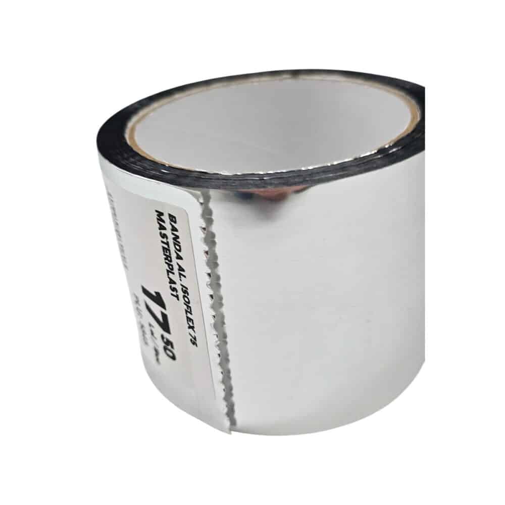 Banda adeziva MASTERPLAST ISOFLEX 75, neagra, pentru etansare si fixare