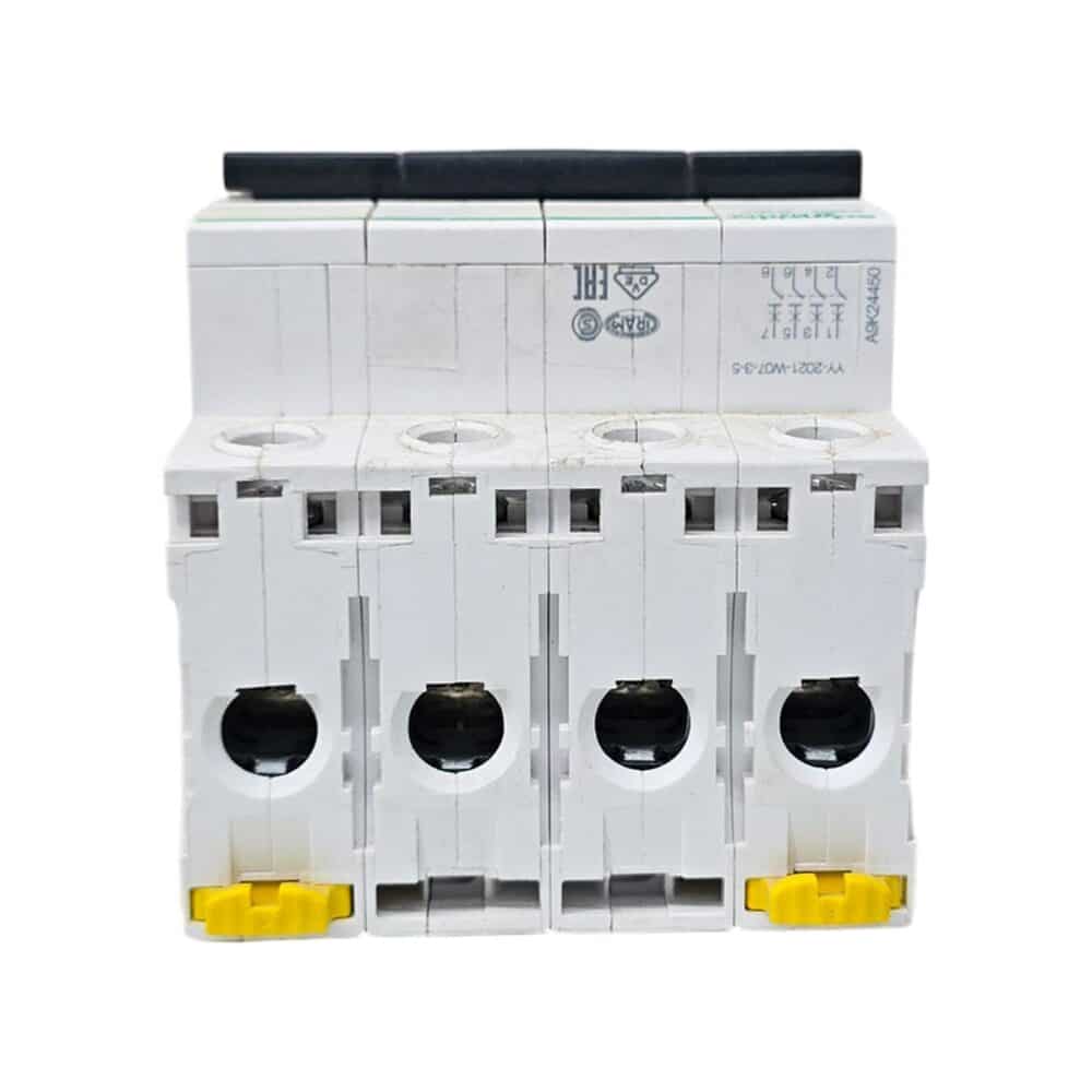 Întrerupător automat GEWISS GW90027, 4 poli, 25A, alb