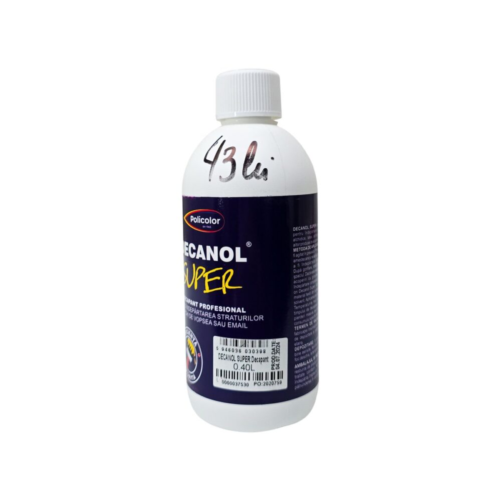 Policolor DECANOL SUPER soluție decapant profesional pentru vopsea