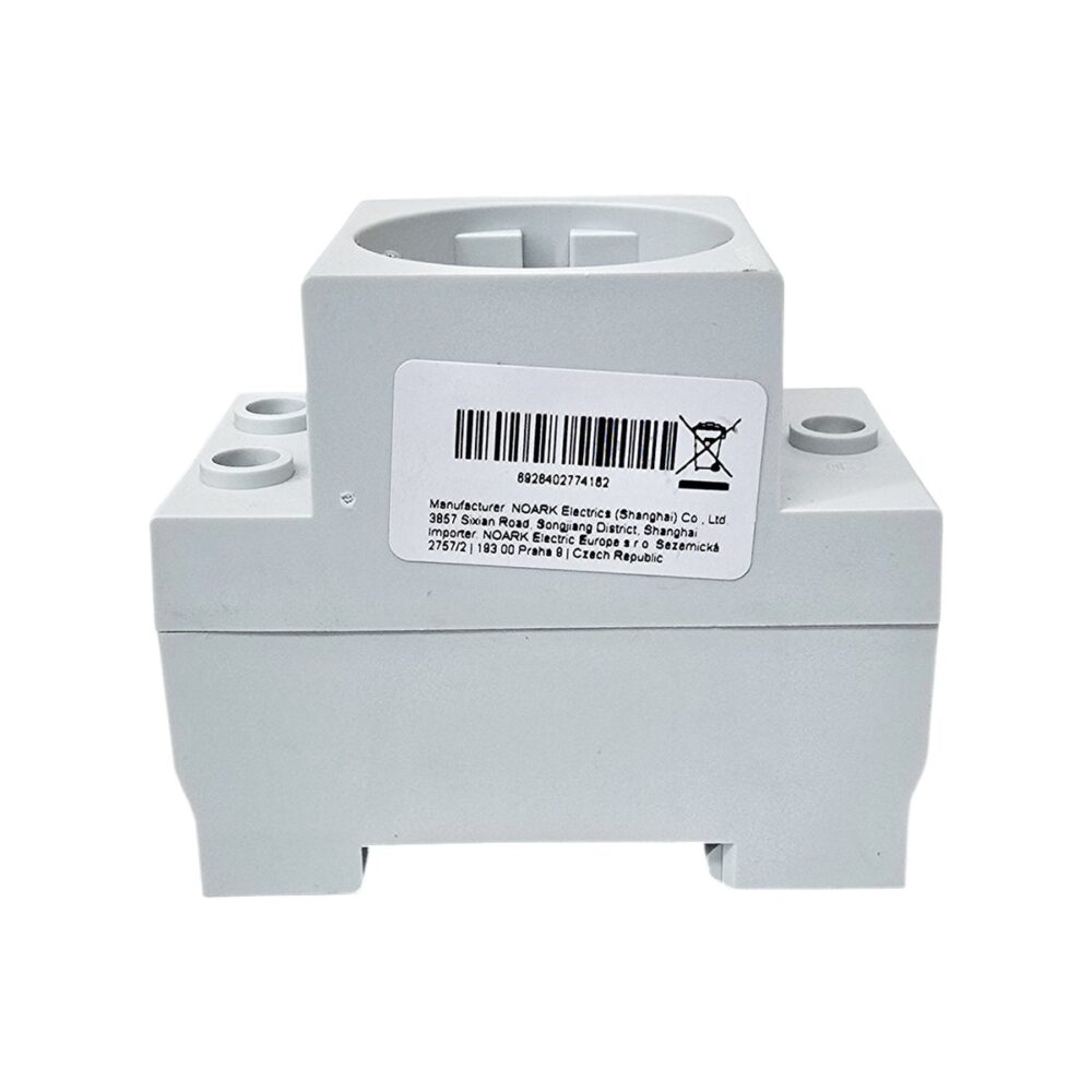 Priza electrică dublă cu împământare GEWISS model ARK, culoare albă