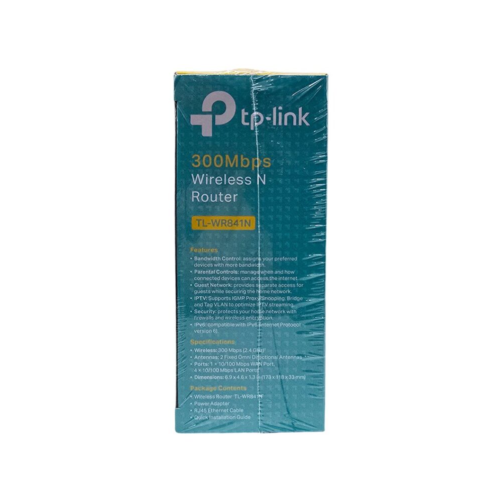 Router wireless TP-Link TL-WR841N, 300 Mbps, alb