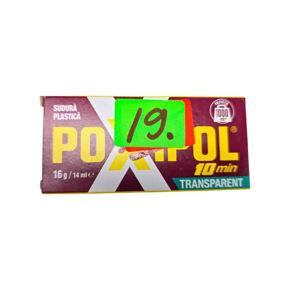POXIPOL adeziv epoxidic transparent 10 minute
