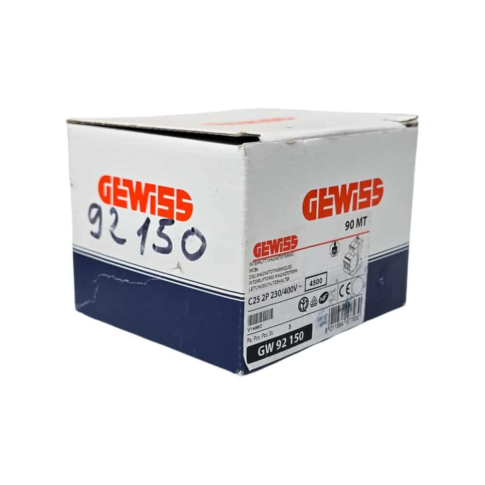 Siguranță automată GEWISS 92150, model C25, pentru protecție electrică