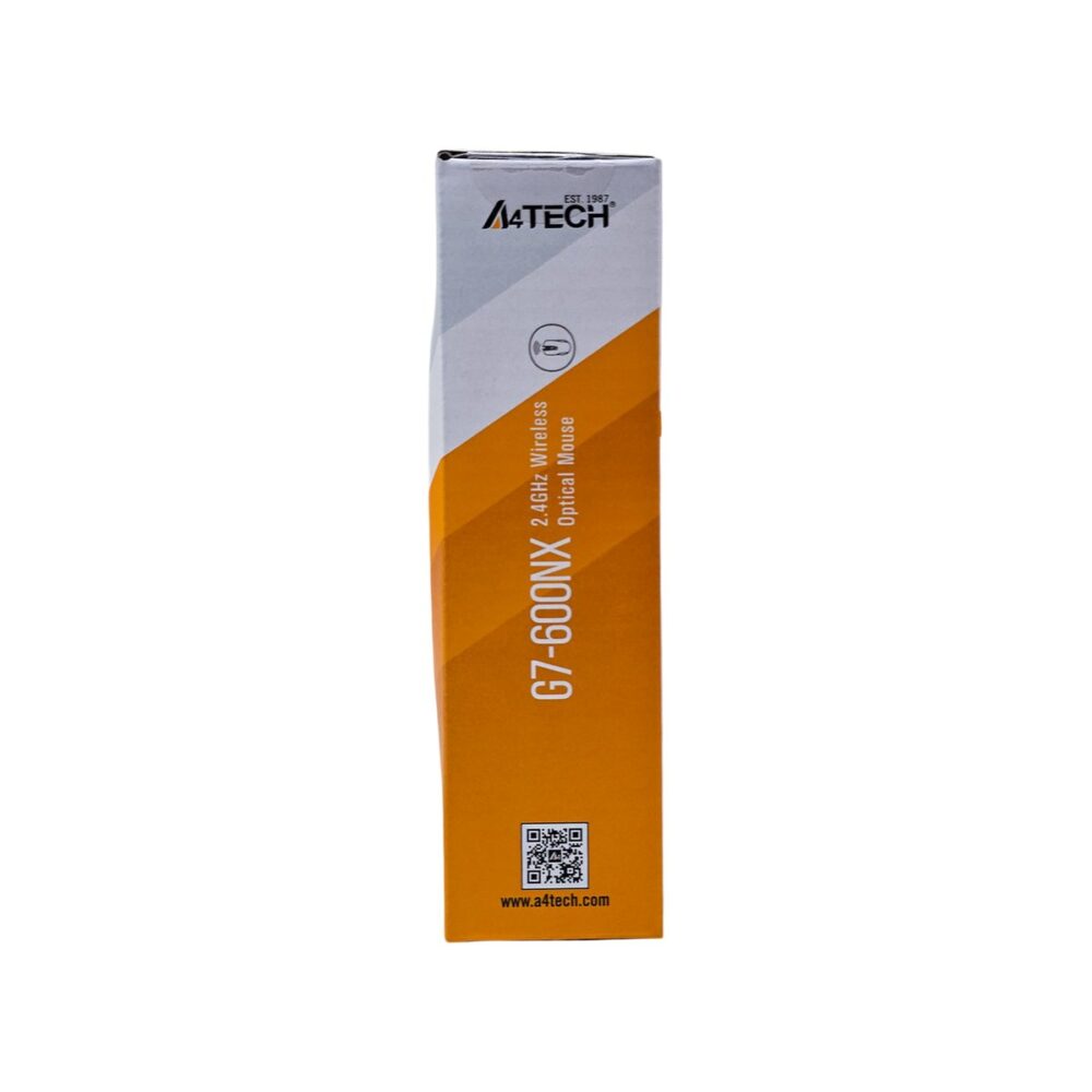 Șoarece wireless A4TECH G7-600NX, ergonomic, cu receptor nano