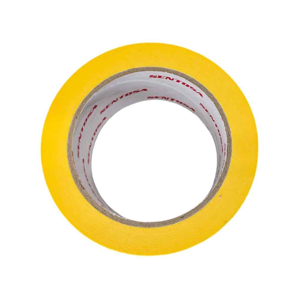 Banda mascare galbenă Sentosa, 48mm x 40m, pentru protecție vopsire