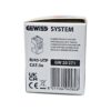 Conector RJ45 GEWISS System CAT.5e, negru, pentru rețele de date.